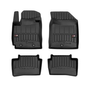 Set covorase auto Frogum 3D, pentru Hyundai I 10 2014-2019, 4 bucati, Negru