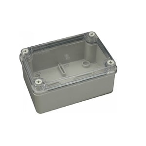 Doza derivatie Pawbol, aparenta,150x110x70 mm, IP65, gri cu capac transparent