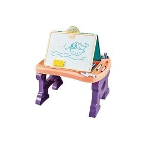 Set educativ 2 in 1 pentru copii eMazing: masa de lucru si tabla pentru desen
