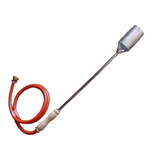 Arzator din fier galvanizat Perfect Home, pentru porc, 62 cm, inox