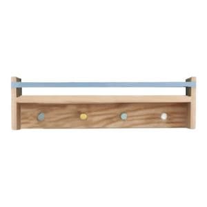 Cuier Pako World, CR-0033, Albastru, 50x10x18 cm