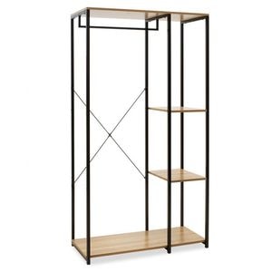 Cuier Pako World, CR-0037, Negru, 90x41x167 cm