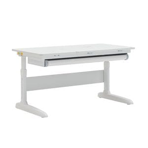 Birou MarcoShop reglabil ergonomic pentru copii, MDF, Alb