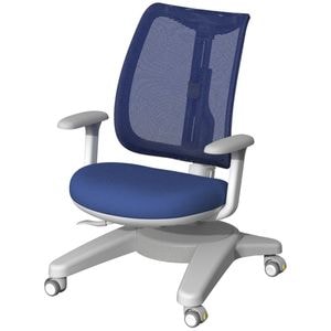 Scaun de birou MarcoShop, ergonomic, pentru copii, Polipropilena, Albastru