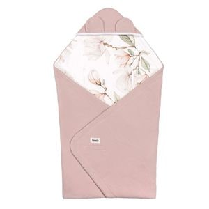 Paturica de infasat Lionelo, Cu multiple utilizari, Pentru scoica auto, carucior si landou, Cu inchidere arici velcro, 90x90 cm, Din bumbac, TOG 2.5, 12-18 luni, Bej