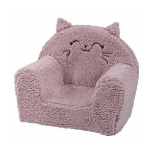 Fotoliu din burete Bubaba, Cozy Kitty, Pentru copii, 9 luni-5 ani, Pink