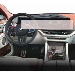 Folie protectie display navigatie Duragon, din silicon, pentru BMW XM 2022+, mata, anti-zgarieturi, anti-amprenta, anti-reflex, anti-shock, kit instalare