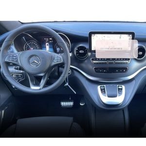 Folie protectie display navigatie Duragon, din silicon, pentru Mercedes Benz EQV 2019+, mata, anti-zgarieturi, anti-amprenta, anti-reflex, anti-shock, kit instalare