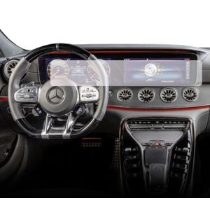 Folie protectie display navigatie si ceasuri de bord Duragon, din silicon, pentru Mercedes AMG GT 4-Door Coupe 2023+, mata, anti-zgarieturi, anti-amprenta, kit instalare