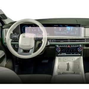 Folie protectie display navigatie si ceasuri de bord Duragon, din silicon, pentru Hyundai Santa Fe 2023+, mata, anti-zgarieturi, anti-amprenta, kit instalare