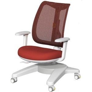Scaun de birou, ergonomic, cotiere reglabile, pentru copii, Rosu