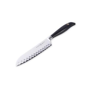Cutit Santoku Messermeister, lama alveolata, 16.5 cm, linia Blacksmith