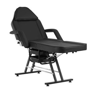 Scaun cosmetica Sillon, cu cuve, alb