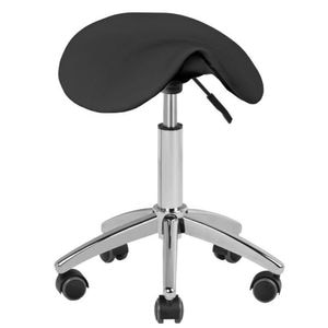 Scaun cosmetica Activeshop, model AM-302, negru