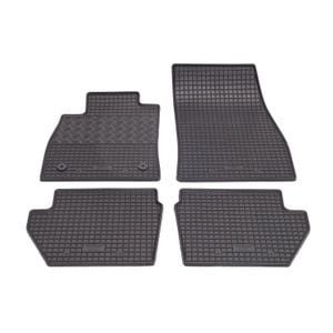 Set covorase auto Rigum, pentru Ford Fiesta 2017-prezent, 4 bucati, Negru