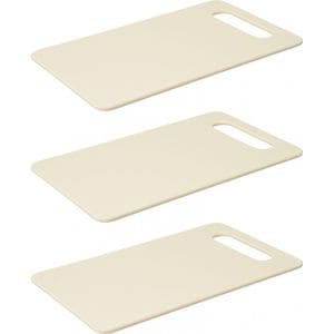 Set 3 tocatoare EH, plastic, crem, 25 x 15 cm