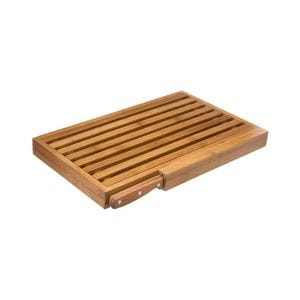 Tocator pentru feliat paine, bambus, 44 x 27 cm