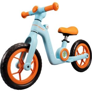 Bicicleta fara pedale pentru copii Little Dino, 12 inch, blue