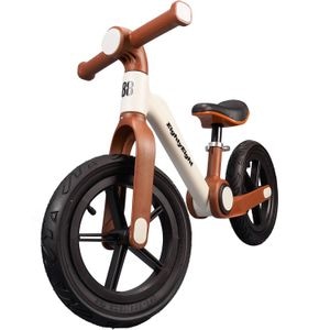 Bicicleta fara pedale pentru copii Condor, anvelope din cauciuc, 12 inch, maro