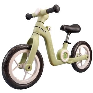 Bicicleta fara pedale pentru copii Little Dino, 12 inch, vernil