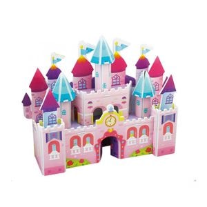 Puzzle AliBibi, Castelul Magic, 3D, 72 piese, 3 ani+