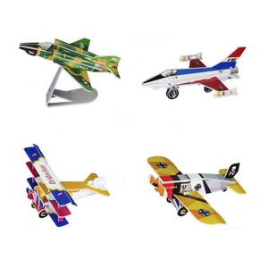 Puzzle AliBibi, Avioane, 3D, 111 piese, 3 ani+