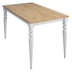 Masa dining Pako World, M-0055, Alb, 120x70x73 cm