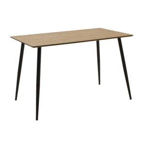 Masa dining Pako World, M-0047, Negru, 120x80x76 cm