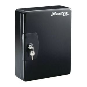 Cutie metalica depozitare chei MasterLock KB-25ML, 25 chei, montare perete, negru