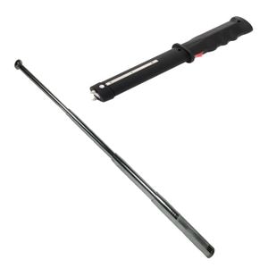 Set doua accesorii autoaparare IdeallStore, baston electrosoc TW-809 Defence si baston telescopic, 77 cm