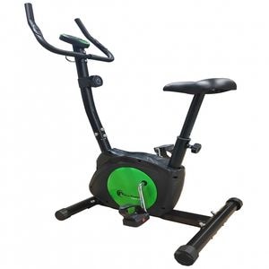 Bicicleta magnetica FitTronic Trainer 200, design robust, greutate suportata 100 kg, volanta 5 kg, afisaj electronic