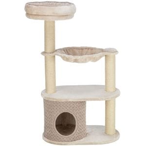  Ansamblu Cat Tree Alessia Trixie, 65x38x114 cm, Gri/Nisipiu, 44473