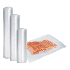 Set de pungi si role pentru vidat Caso Germany, 1236, gofrate, 30 x 40/20 x 600/28 x 600/30 x 600 cm, transparent