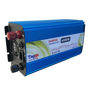 Invertor 2 in 1 TAGGO SINUS PUR 4000W 24V - 220V cu Functie UPS de incarcare acumulatori
