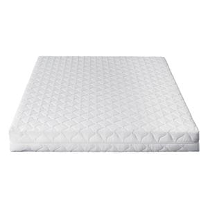 Saltea ortopedica Sleep Evolution Simply White, 190x200x25cm, 20+5 spuma poliuretanica cu memorie, hipoalergenica, reversibila, fermitate medie