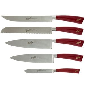 Set 5 cutite Berkel, Elegance Chef Set, rosu