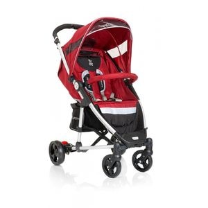 Carucior sport Coto Baby, Torino, Reglabil, Cu husa pentru picioare, 6 luni+, 5 puncte, Rosu