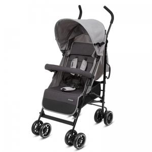 Carucior sport Kidwell, Nelli, Cu suport pentru picioare reglabil, 0 luni+, 5 puncte, Gri