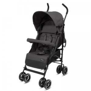 Carucior sport Kidwell, Nelli, Cu suport pentru picioare reglabil, 0 - 4 ani, 5 puncte, Grafit