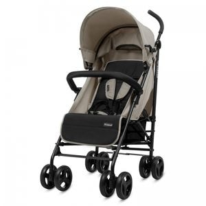 Carucior sport Kidwell, Qugar, Cu suport pentru picioare, 0 luni+, 5 puncte, Negru/Bej