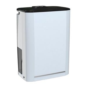Dezumidificator Crown CDH-12LEB, Filtru carbon, Capacitate 12 l/zi, Debit 130 m3/h, Rezervor apa antibacterian, Alb