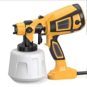 Pulverizator Vopsea Elindor, Electric, 800W, Rezervor 900ml, 3 Duze, Galben