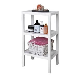 Raft universal, Niovel RFT etajera cu 3 polite din plastic, 72x38x33 cm, Alb 