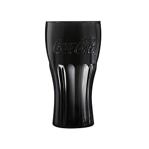 Pahar din sticla Perfect Home, 370 ml, negru