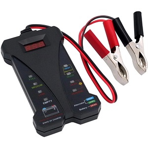 Tester Digital pentru Baterii Auto 12V Techstar cu Voltmeter si Analizor al Sistemului de Incarcare al Alternatorului