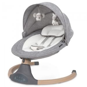 Leagan Kidwell, Luxi, Electric, 2 in 1, Cu conectare la telefon, Cu melodii, Wooden Dark Melange
