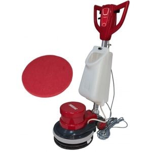 Monodisc SWF005-4 SWISSVAC, cu pad rosu pentru lustruirea pardoselelor din gresie, beton si covoare PVC, putere 1.100W, alimentare 230V