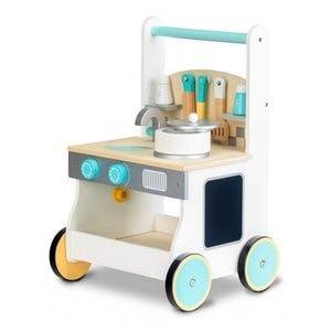 Bucatarie copii Ecotoys, TL88041, Mobila, Din lemn, Cu accesorii, Multicolor