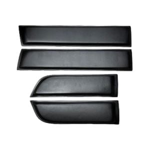 Set 4 Bandouri Laterale pentru Usi Compatibile cu Dacia Duster I 2010-2017, Negru
