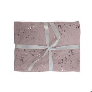 Patura Decor Bella, 220x235 cm, poliester, roz pudra